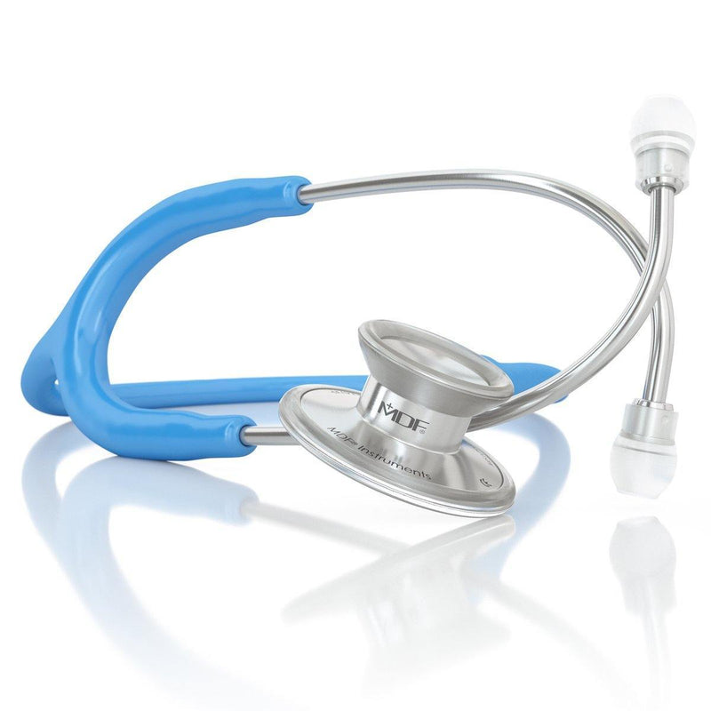 Acoustica® Stethoscope - Bright Blue - MDF Instruments Canada