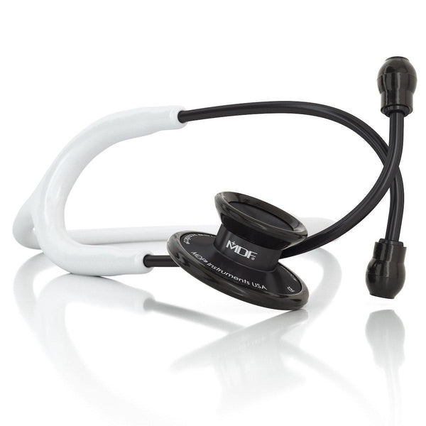 Acoustica® Stethoscope - White/Black - MDF Instruments Canada