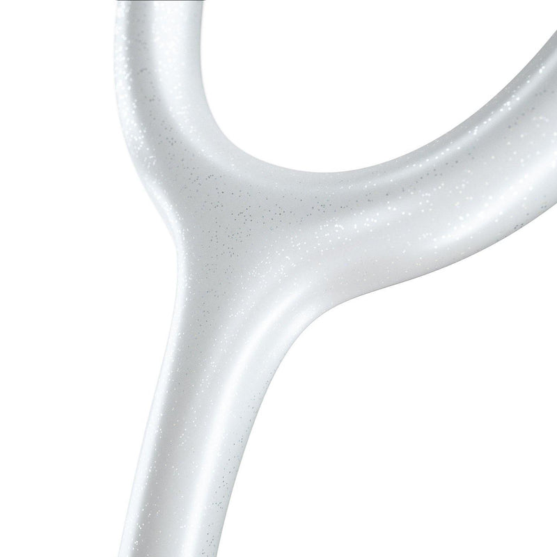 ProCardial® Titanium Cardiology Stethoscope - White Glitter/Rose Gold - MDF Instruments Canada
