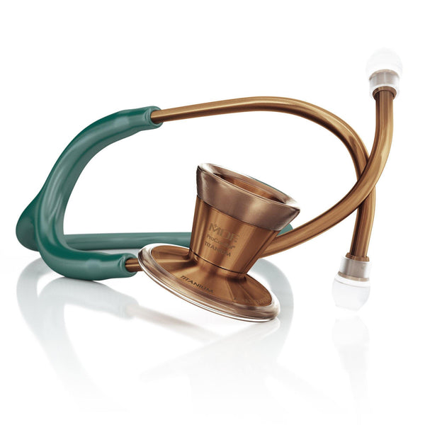 ProCardial® Titanium Cardiology Stethoscope - Green/Cyprium - MDF Instruments Canada