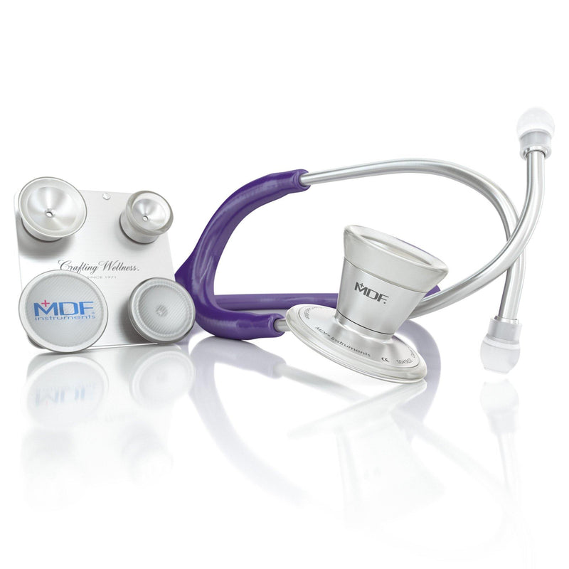 ProCardial® Stainless Steel Adult & Pediatric & Infant Stethoscope - Purple - MDF Instruments Canada