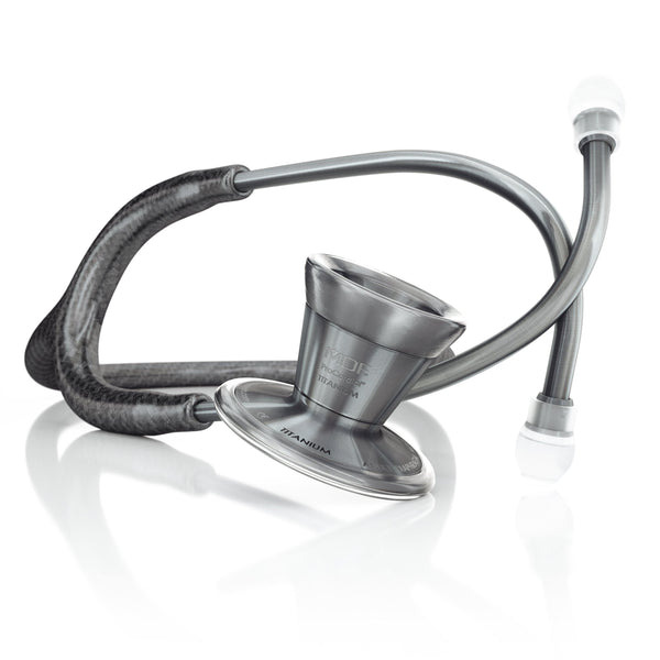 ProCardial® Titanium Cardiology Stethoscope - Titan - Carbon Fiber/Metalika - MDF Instruments Canada