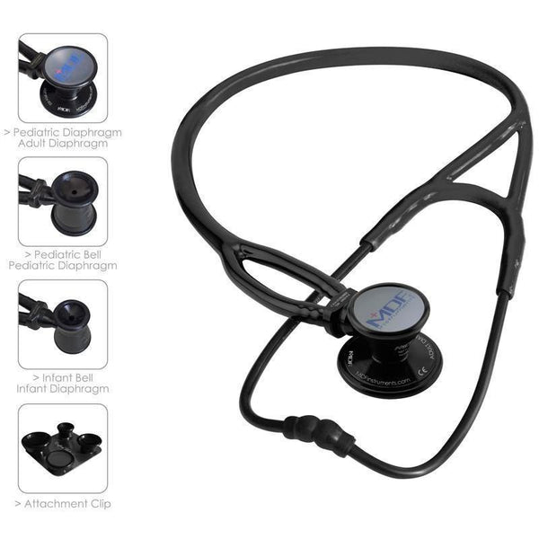 ProCardial® ERA® Stethoscope - Black/BlackOut - MDF Instruments Canada